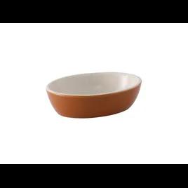Baker Dish 16 OZ Porcelain Autumn Eggshell Oval 12/Case
